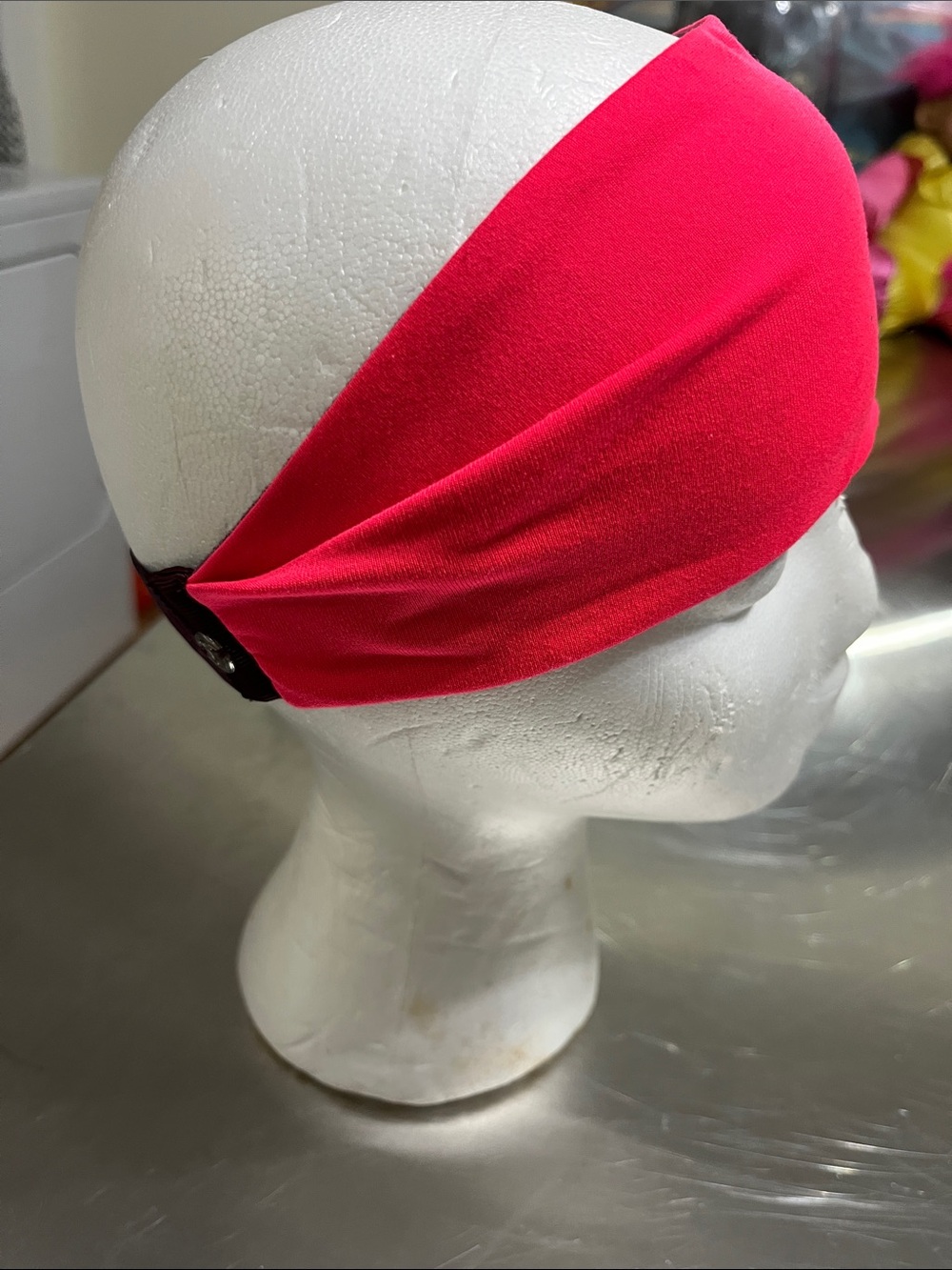 lululemon athletica Wide Stretch Headband in Hot Pink